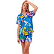 Pyjama's / nachthemden Admas Pyjamashort shirt Luxe Sauvage