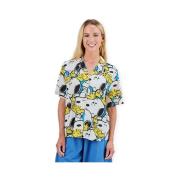 Overhemd Brava Fabrics x PEANUTS Freehugs Aloha Shirt W - Blue