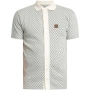 Polo Shirt Korte Mouw Trojan Polo shirt met diamantjacquardpatroon