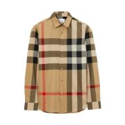 Overhemd Lange Mouw Burberry SHIRT 8071445 1001 BEIGE