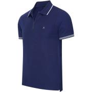 Polo Shirt Korte Mouw Cappuccino Italia Polo Zip Polo Torino