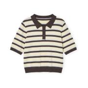 Polo Shirt Korte Mouw Aware Polo Oline - Chocolate Torte/Vanilla