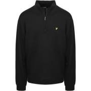 Sweater Lyle &amp; Scott Lyle Scott Plussize Sweat Half Zip Zwart