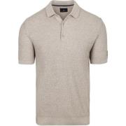 T-shirt State Of Art Polo Knitted Beige