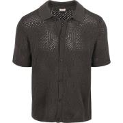 Overhemd Korte Mouw Levis Knitted Short Sleeve Vest Navy