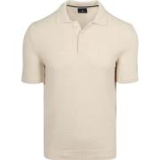 T-shirt State Of Art Polo Knitted Bouclé Ecru
