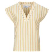 Blouse Vila VISELDIA V-NECK S/S TOP