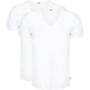T-shirt Levis T-shirt V-Neck Wit 2Pack