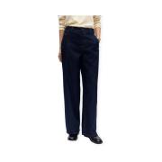Flared/Bootcut Object Carly MW LO Jeans - Dark Blue Denim