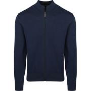 Vest State Of Art Half Zip Trui Structure Navy