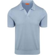 Polo Shirt Korte Mouw Suitable Polo Riva Compact Staal Blauw