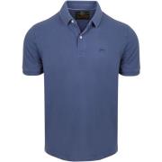 Polo Shirt Korte Mouw Superdry Polo Pique Classic Bay Blauw