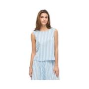 Blouse Vila Top Valencia - Nantucket Breeze/Snow