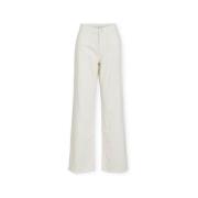 Straight Jeans Vila Palma Wide Jeans - Snow White