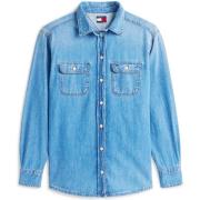Overhemd Tommy Jeans Reg Wstrn Denim Shir