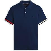 Polo Shirt Korte Mouw Tommy Hilfiger Rwb Cuff Liquid Cott