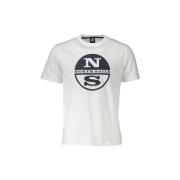 T-shirt Korte Mouw North Sails 902504000a306323bianco0101