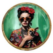 Schaaltjes en manden Signes Grimalt Vrouw Bord Bloemen M