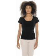 T-shirt Korte Mouw Leone 1947 Woman Rib Chic