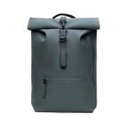 Rugzak Rains DARK GREY ROLTOP RUCKSACK