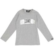 T-Shirt Lange Mouw Leone 1947 Girl Long Sleeves Sequins Super Grey