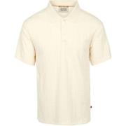 T-shirt Scotch &amp; Soda Knitted Polo Structured Ecru