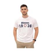 T-shirt Korte Mouw Blauer -