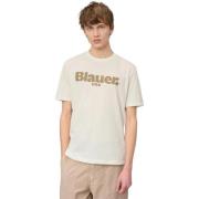 T-shirt Korte Mouw Blauer -