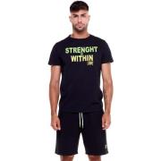 T-shirt Korte Mouw Leone 1947 Man T-Shirt Short Sleeves Sporty Fluo