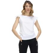 Top Leone 1947 Woman Short Sleeves Earth Tones
