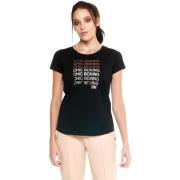 T-shirt Korte Mouw Leone 1947 Woman Short Sleeves Chic Boxing