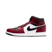 Basketbalschoenen Nike Air Jordan 1 Mid Chicago Black Toe
