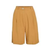 Korte Broek Vila Noos Prisilla Shorts - Amber Gold