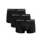 Boxers Gant Boxershorts Trunk 3-Pack Zwart