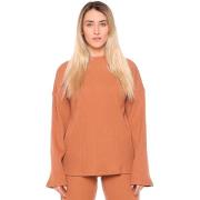 Sweater Leone 1947 Woman Rib High Collar Relaxed