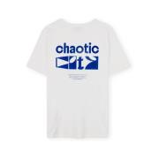T-shirt Korte Mouw Imago T-Shirt Chaotic City - White