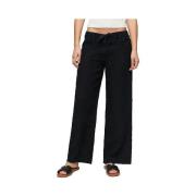 Harembroek Superdry Pantalon en lin coupe large