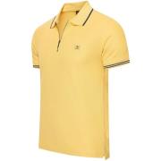 Polo Shirt Korte Mouw Cappuccino Italia Polo Zip Polo Torino