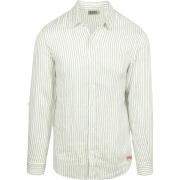 Overhemd Lange Mouw Scotch &amp; Soda Linnen Overhemd Streep Wit