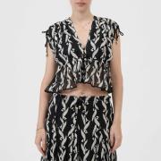 Blouse Sabina Musáyev T20462STONETOPBIANCOENERO