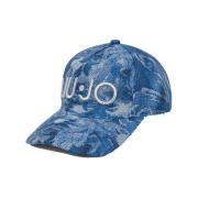 Pet Liu Jo Gorras Mujer Modèle Baseball Denim Printed