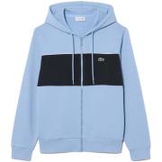 Sweater Lacoste Colour Block Zipped Hoodie Light Blue/Navy