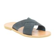 Slippers Attica Sandals ORION NUBUCK BLACK