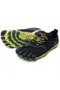 Vibram FiveFingers V-Run Schoen Zwart/Geel