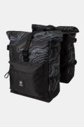 AGU Agu H2O Roll-Top Ii Dubble Bikebag Zwart/Ass. Geometrisch