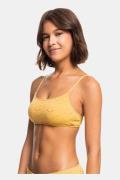 Roxy Quiet Beauty Bralette Bikinitop Middengeel