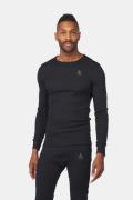 Odlo Bl Top Crew Neck L/S Active Warm Eco Zwart/Donkergrijs