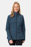 Vaude Cyclone Softshell Jas Dames Marineblauw