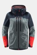 Haglöfs Spitz Gtx Pro Jacket Women Donkerblauw/Blauw