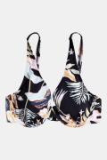 Roxy Bikini Top Beach Classics Dcup Dames Donkergrijs/Ass. Bloem